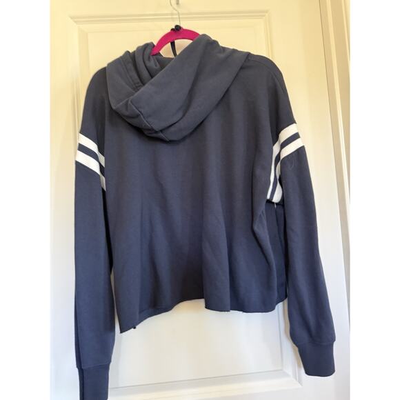 Vintage Syracuse cropped hoodie. Navy size large women’s. Tailgate by American E - Picture 4 of 5